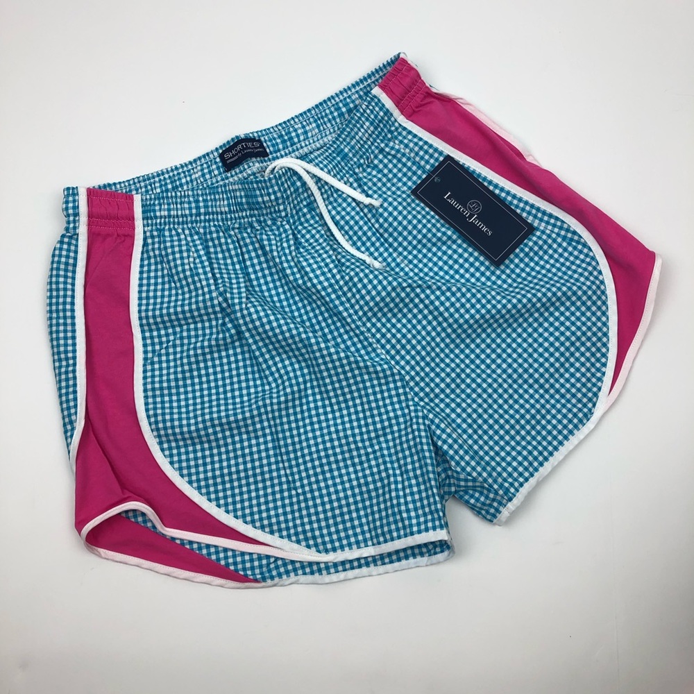 Lauren James Gingham Shorties Size L